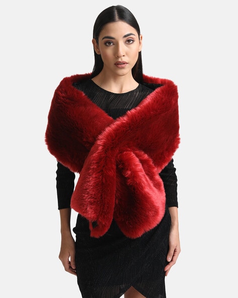 Faux Fur Long Scarf Price in India