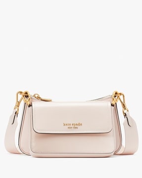 Buy Kate Spade Greer Chain Crossbody Pale Blue Saffiano Leather Online in  India 