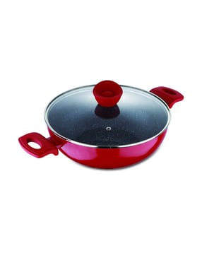 bergner Non-Stick Kadhai with Glass Lid-picture-20
