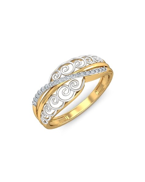 Bright Blooming Flower 18K Gold + Diamond Ring | 18k yellow gold ring, Gold  diamond rings, Yellow gold rings