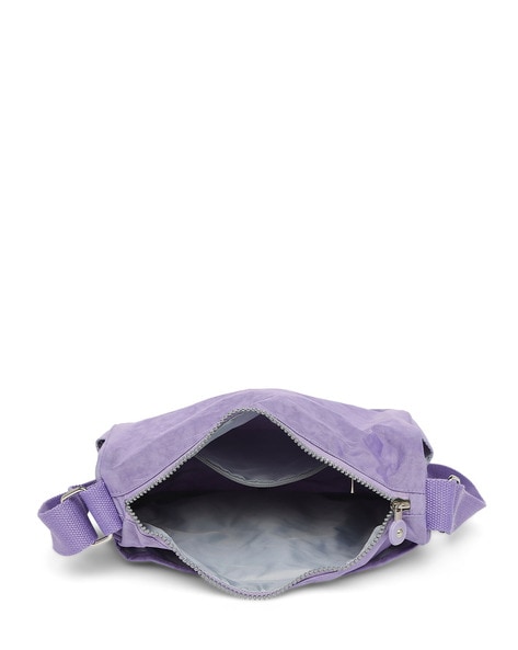 Kipling Inspired Nylon Shoulder Cross-body Bag, Purple / One Size