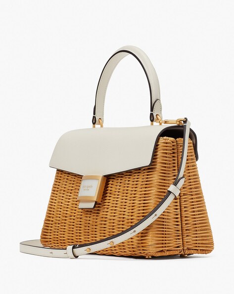 Sea Shell Wicker Bag - Chocolate - Ulla Johnson