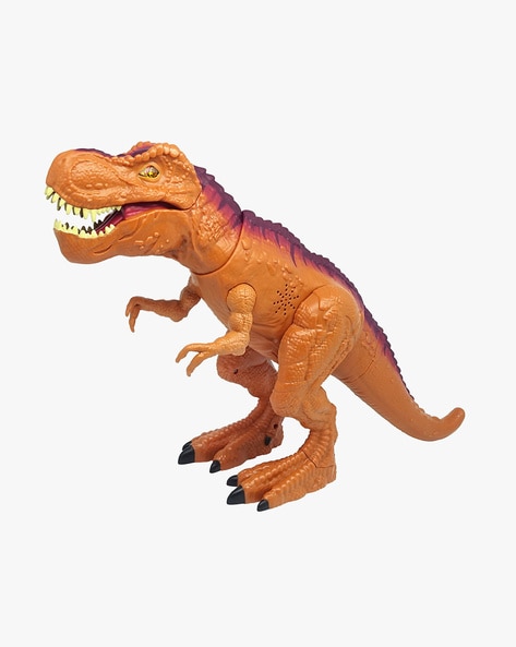 Discovery Kids Remote Control RC T Rex Dinosaur Electronic Toy Action  Figure Moving & Walking Robot w/Roaring Sounds & Chomping Mouth, Realistic