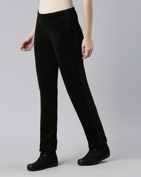 Buy Black Trousers & Pants for Women by GO COLORS Online