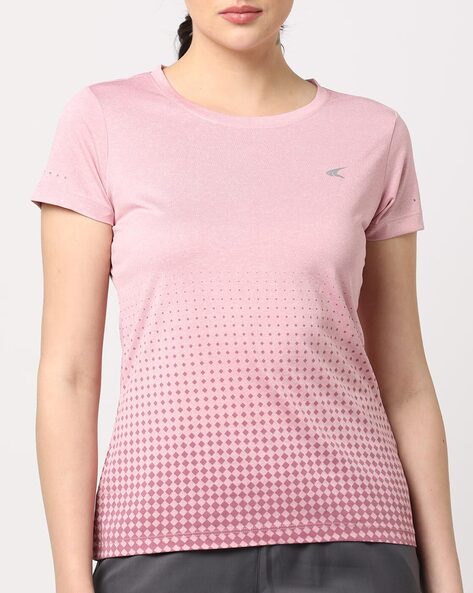 Buy Pink Tshirts for Women by PERFORMAX Online