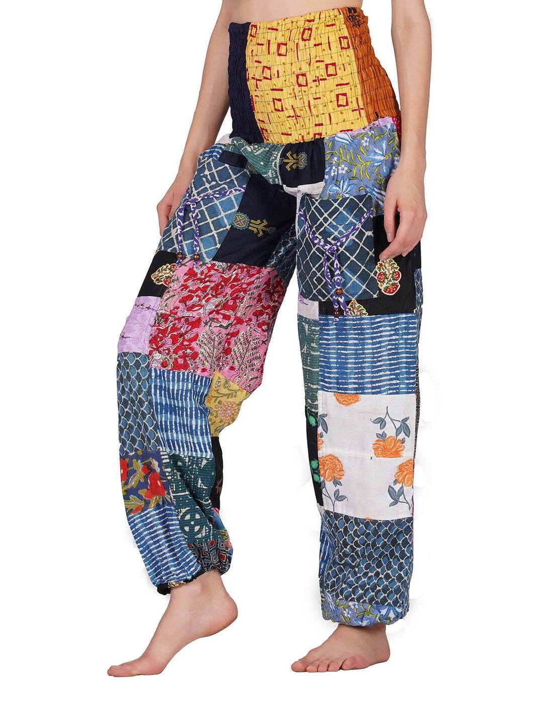 Buy Multicoloured Salwars & Churidars for Women by Fressia Fabrics Online