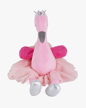 Cuddly shop flamingo toy