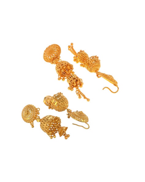 Buy Small Light Weight Gold Earrings One Gram Gold Studs for Women