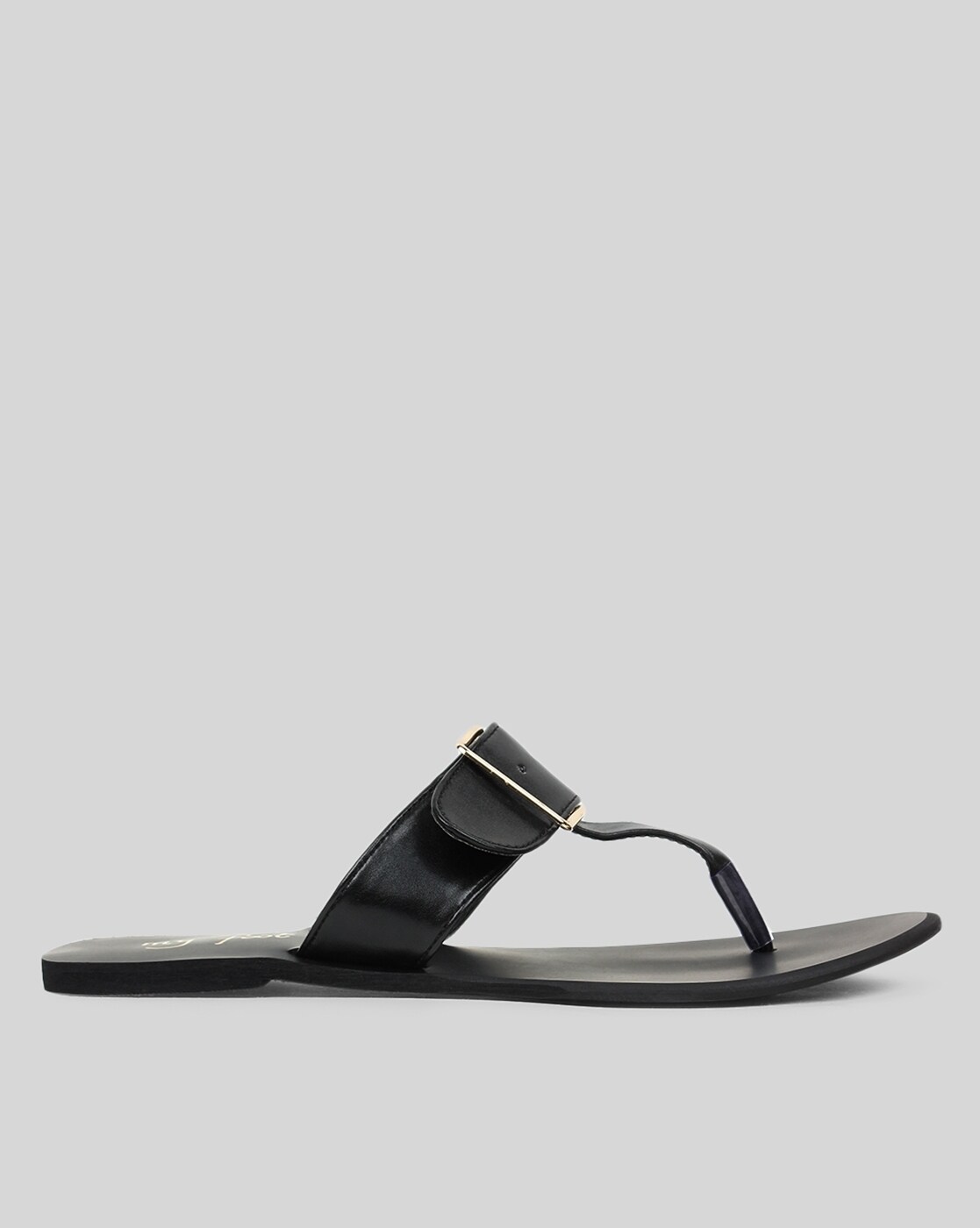 Buy Black Flat Sandals Online In India At Best Price Offers | Tata CLiQ