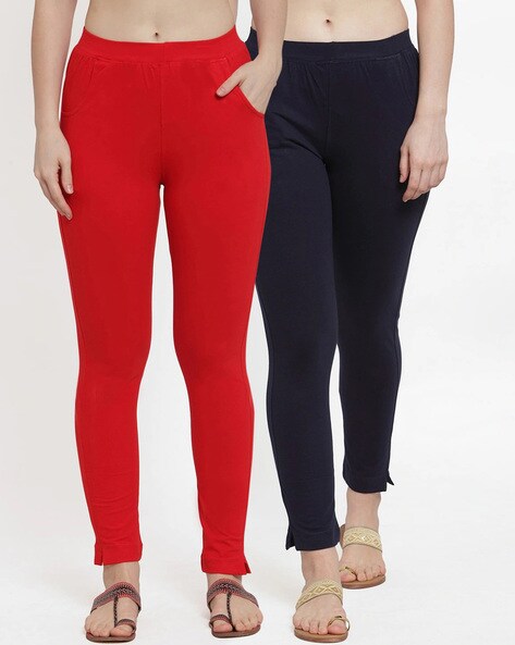 Buy online Girls Red Solid Legging from girls for Women by Spyby for ₹509  at 27% off | 2024 Limeroad.com