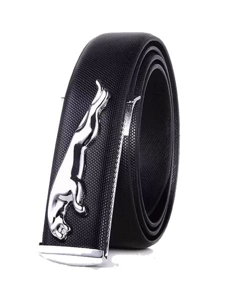 Belt with Jaguar Applique