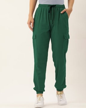 Women Cuffed Joggers with Drawstring