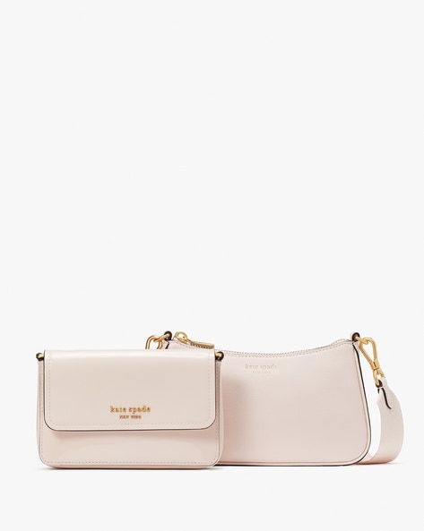 Kate Spade Morgan Double-up Leather Cross-body Bag in Pink