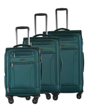 nasher miles Pack of 3 Striped Luggage Bags with Number Lock-picture-40