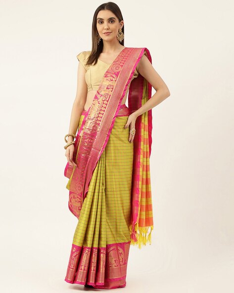 Buy Designer Sarees, Salwar Kameez, Kurtis & Tunic and Lehenga Choli.Ideal  Silk Burly Wood Saree