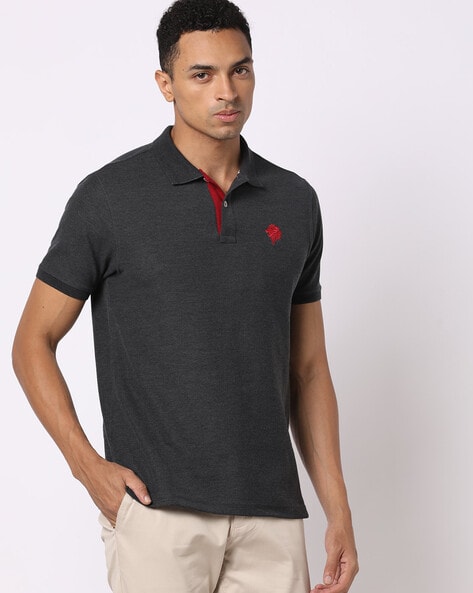 Charcoal clearance polo shirt