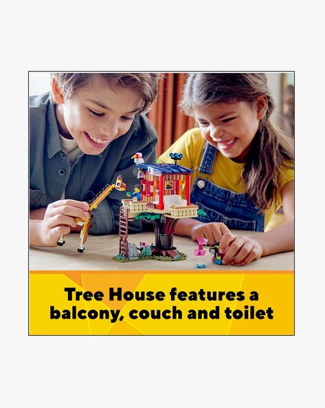 Safari Wildlife Tree House Building Kit