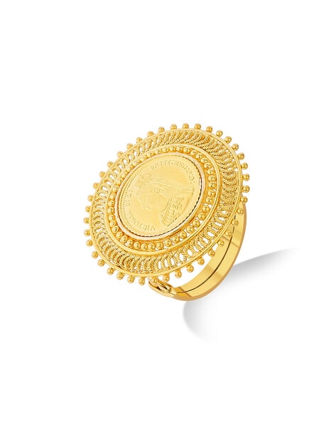 Latest Big Gold Finger Rings Designs - YouTube
