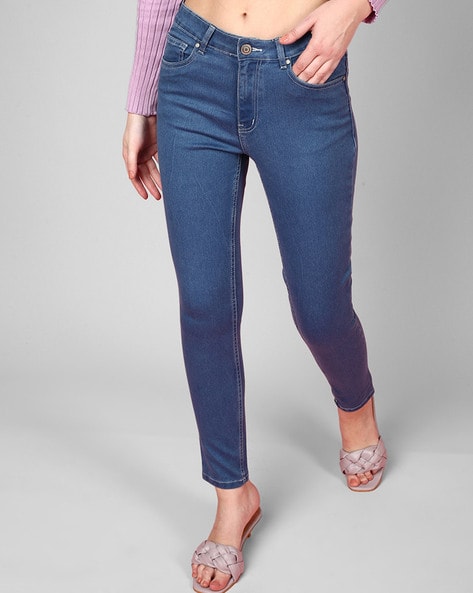 Buy Blue Jeans & Jeggings for Women by JUNEBERRY Online