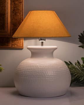 Hammered Pitcher Table Lamp-image-35