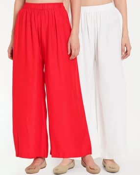 tag 7 Pack of 2 Palazzos with Elasticated Waistband-picture-16