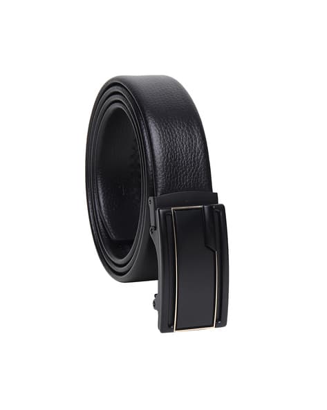 Buy MENFOX Solid Belt with Buckle Closure Online | Ajio.com
