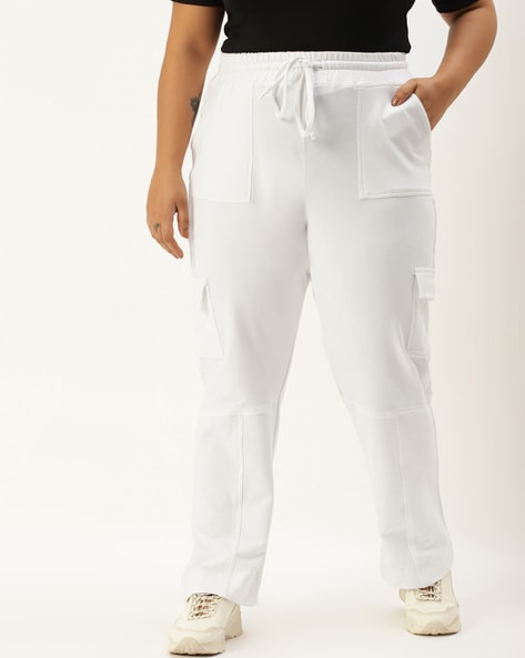 ASOS DESIGN 00's low rise cargo pants in white | ASOS