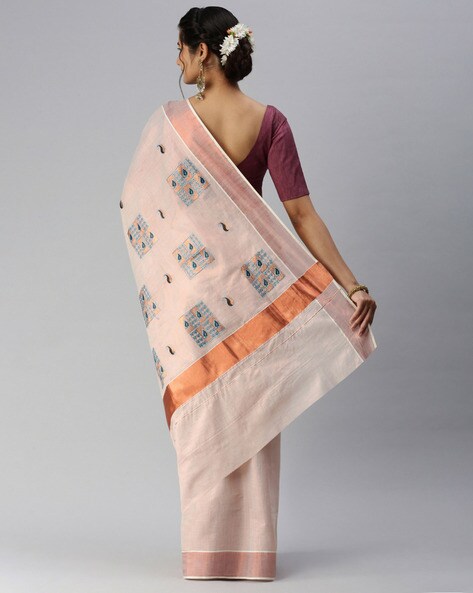 Buy Womens Linen Sarees Online  Ramraj cotton