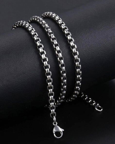 Buy Silver-Toned Chains for Men by Yellow Chimes Online