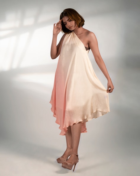 Ombre off 2025 shoulder dress