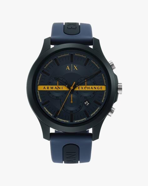 ARMANI EXCHANGE AX2441 Chronograph Watch with Silicone Strap