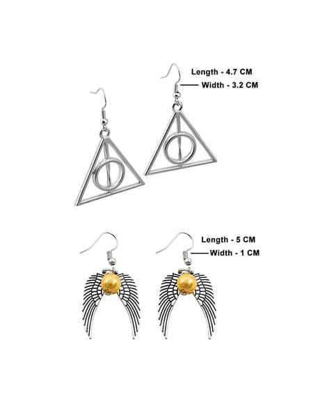 Harry Potter Deathly Hallows Earrings | HARRY POTTER | Elephant Bookstore