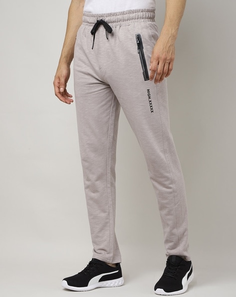 Buy Devil Mens Cotton Relaxed Fit Zipper Dori  Slim fit Jogger Pants 6  Pocket GREY 30 at Amazonin