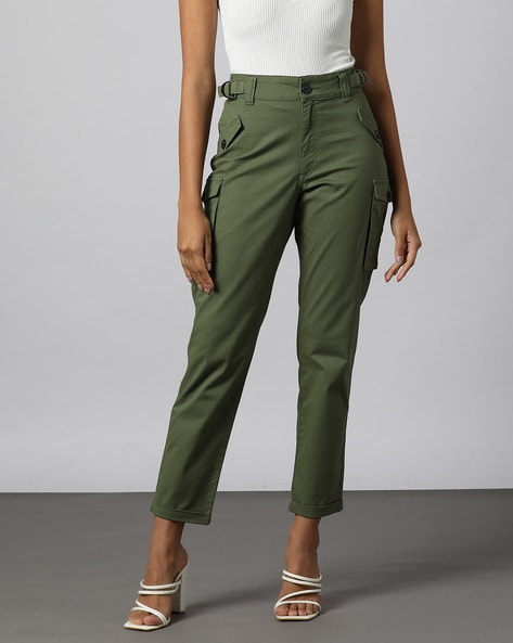Women's Green Pants - Express