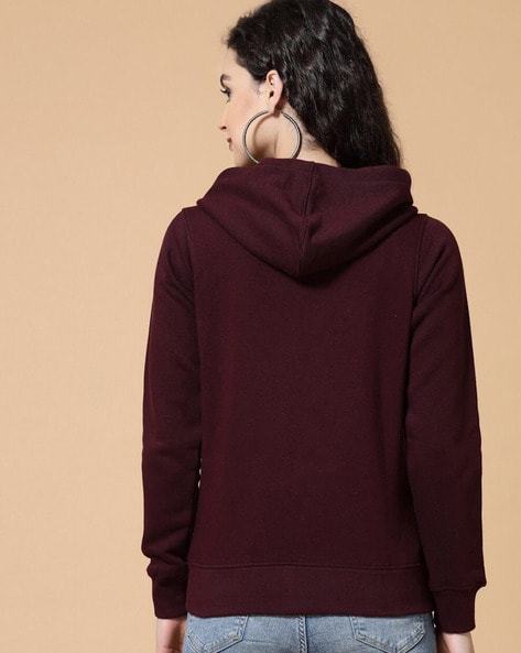 Woolen hoodies for on sale women