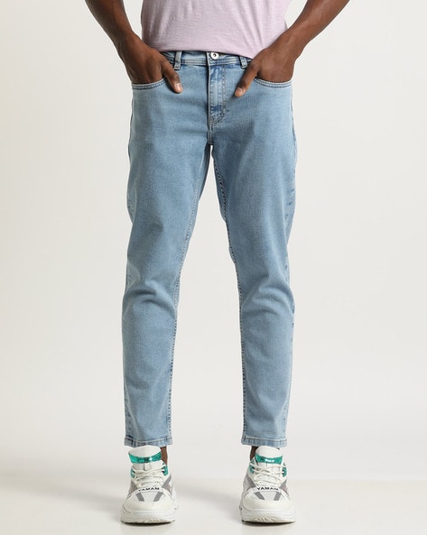 BOYFRIEND TAPERED JEANS (ANKLE LENGTH)