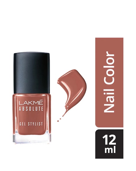 Lakme Absolute Gel Stylist Color Nail Polish 118 Champagne Sparkle - 1 –  Kunchals