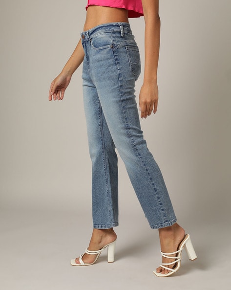 Dion Skinny Fit High Waist Ankle Length Jeans