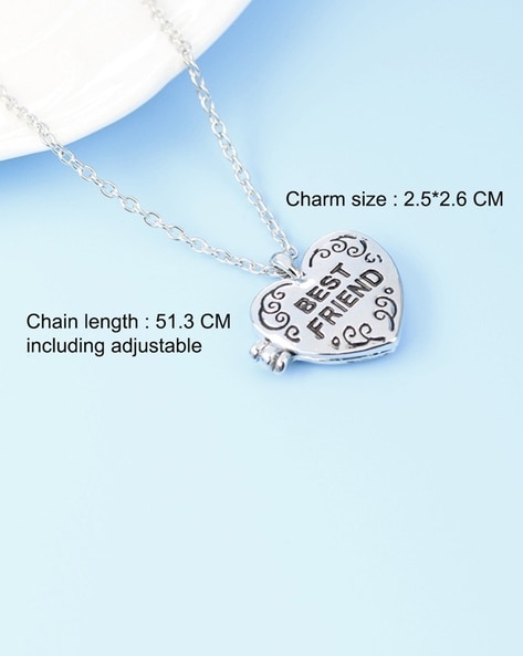 Buy Silver Toned Necklaces Pendants for Women by Yellow Chimes