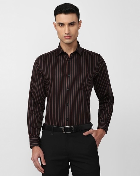 Van heusen shop striped dress shirts