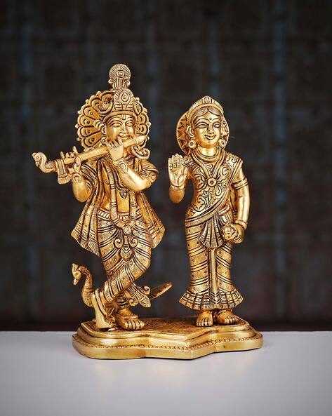 Buy Gold Showpieces & Figurines for Home & Kitchen by Ekaa Handicrafts  Online