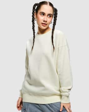 bewakoof Women's Gardenia Oversized Sweatshirt-picture-44
