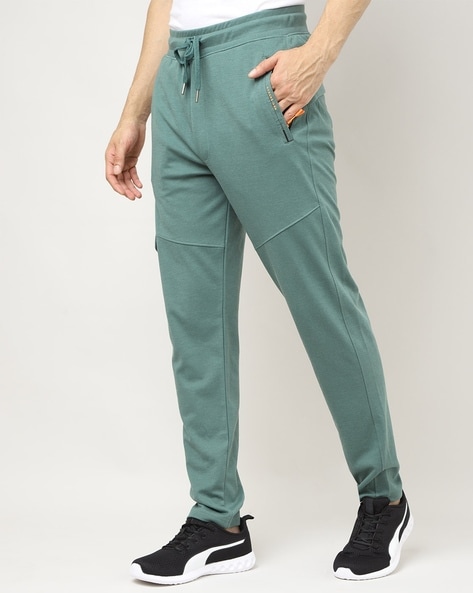 Fitinc NS Lycra Regular fit Track Pants with Zipper Pockets  FITINC