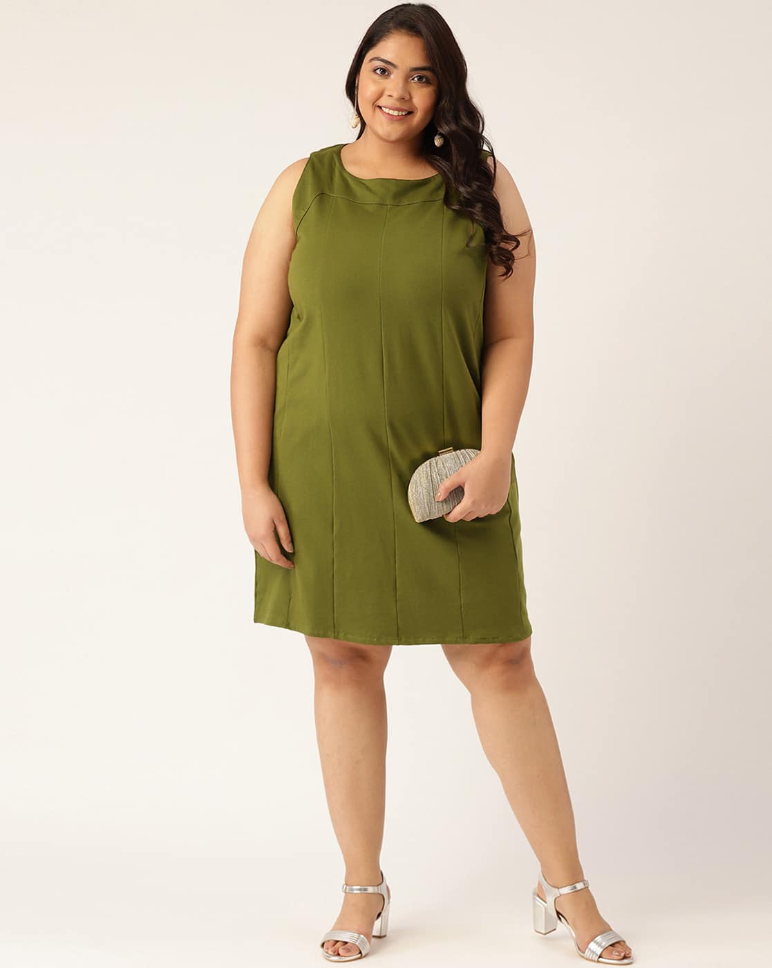 macy's emerald green dress Macy Dress in Emerald Green and Silver Belt (Modified) – Macy's Dollhouse main image 0