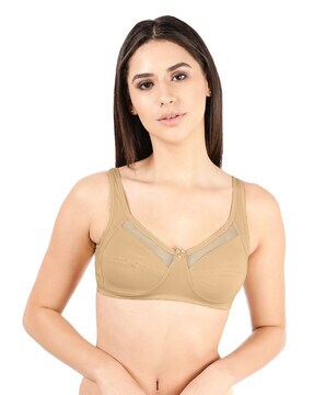 Non-Padded Bra with Hook & Eye Closure