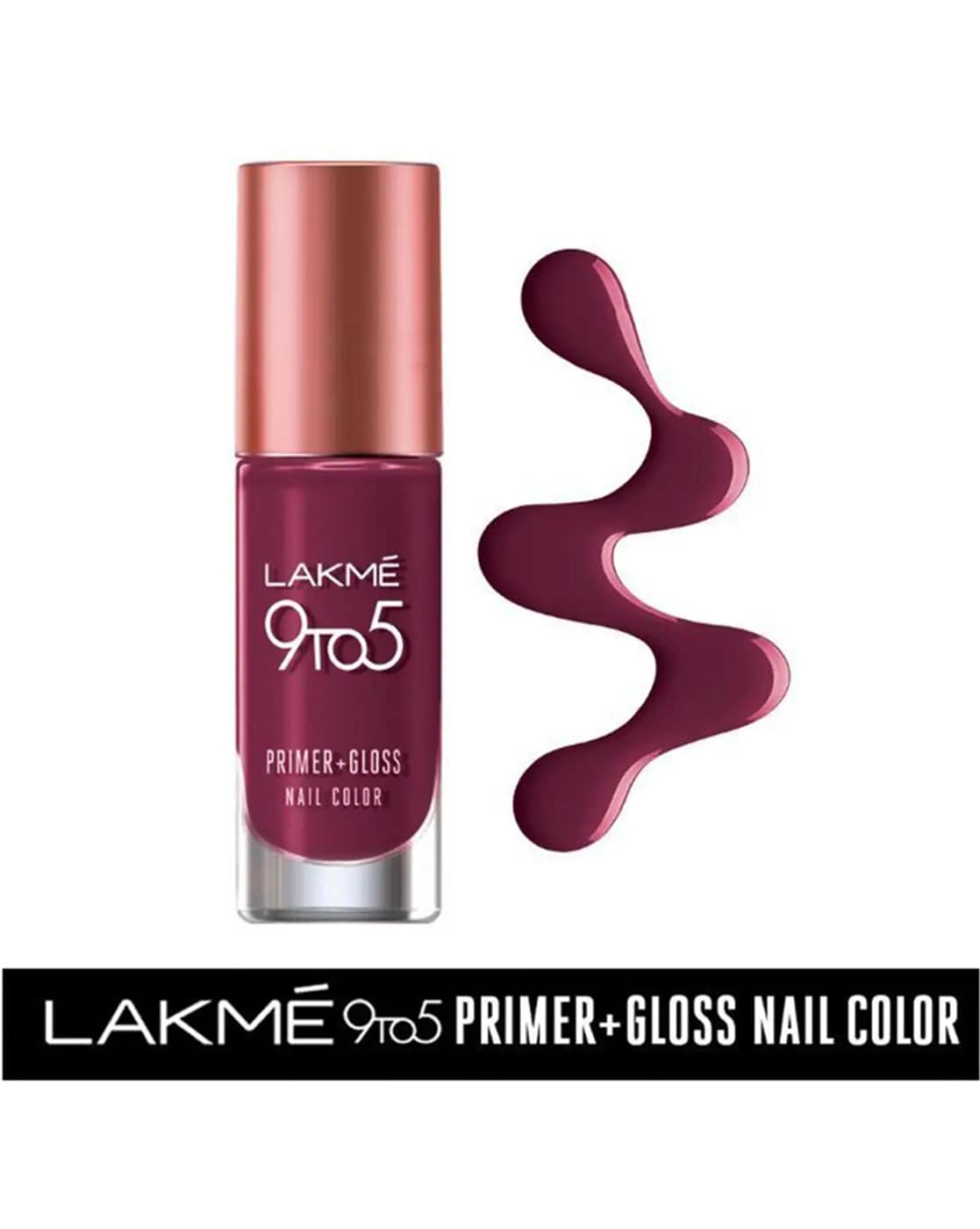 Lakme 9 to 5 2025 nail polish coral glow