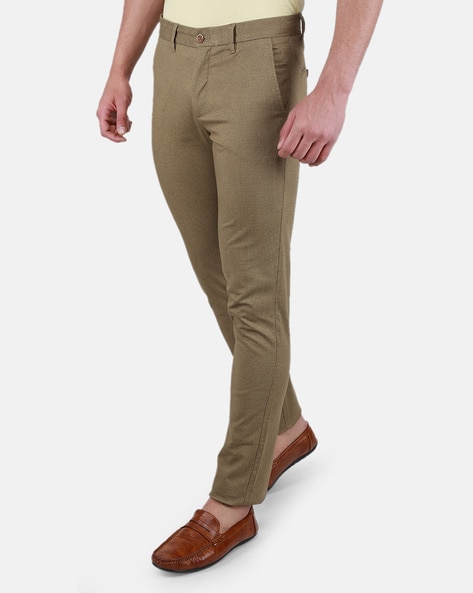 Buy Olive Trousers & Pants for Men by MONTE CARLO Online | Ajio.com