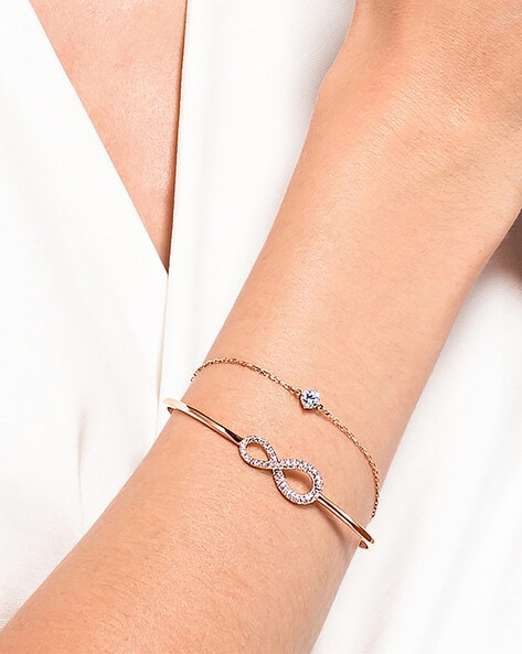 Swarovski Crystal Infinity Bangle Bracelet | Dillard's