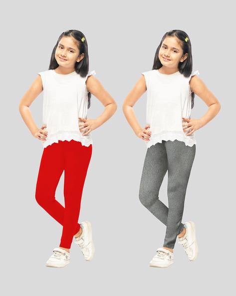 Buy Multi Leggings for Girls by LYRA Online