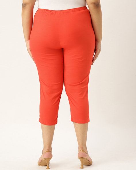 Buy Orange Trousers & Pants for Women by Therebelinme Online